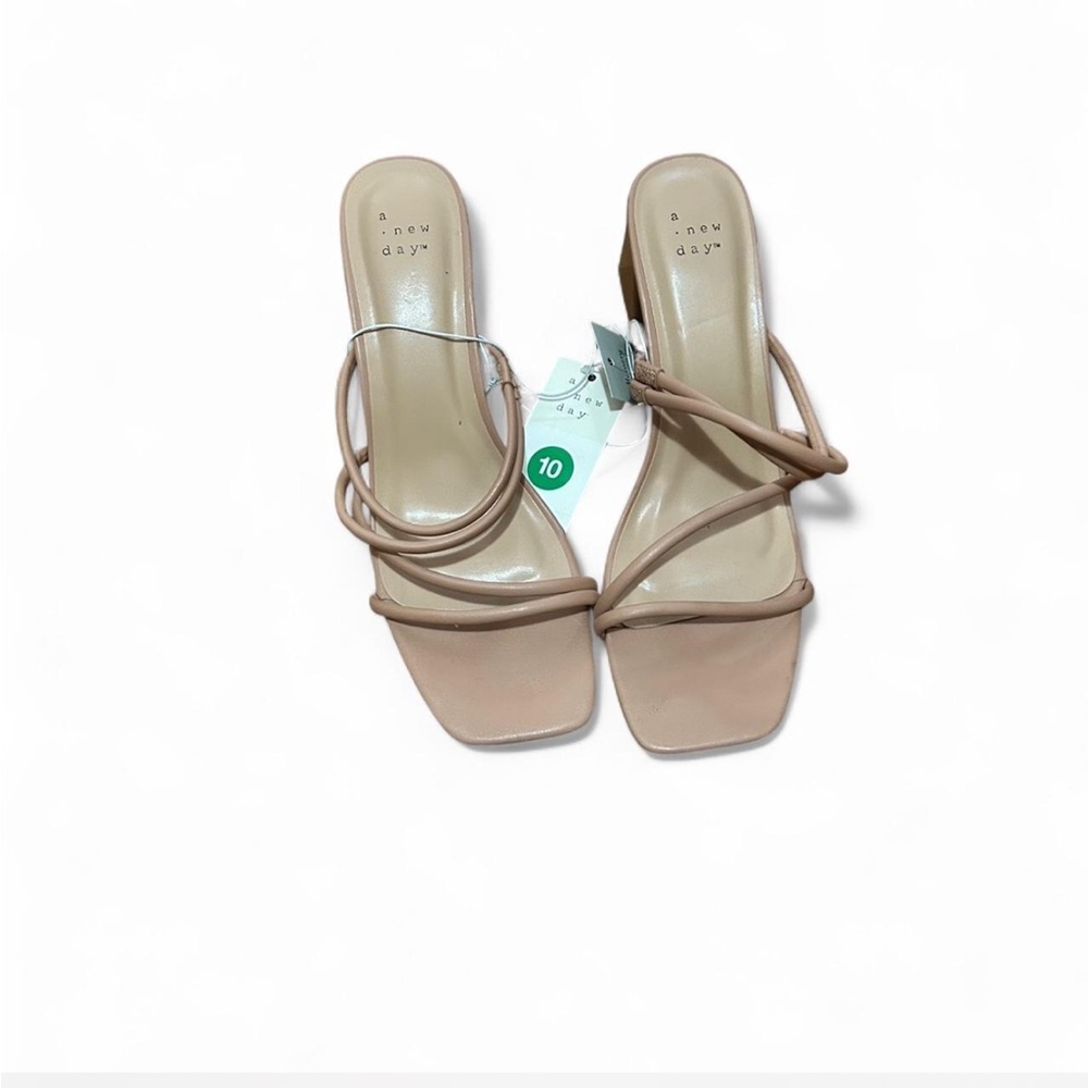 A New Day Tan Heeled Sandals